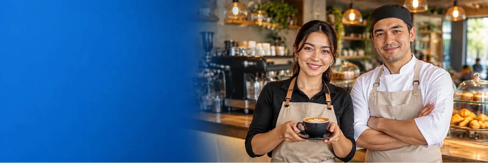 Restaurant team — demo illustration